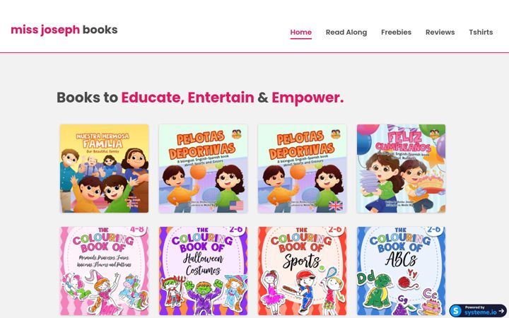 Screenshot of missjoseph.com