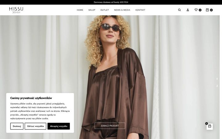 Screenshot of missu-design.com