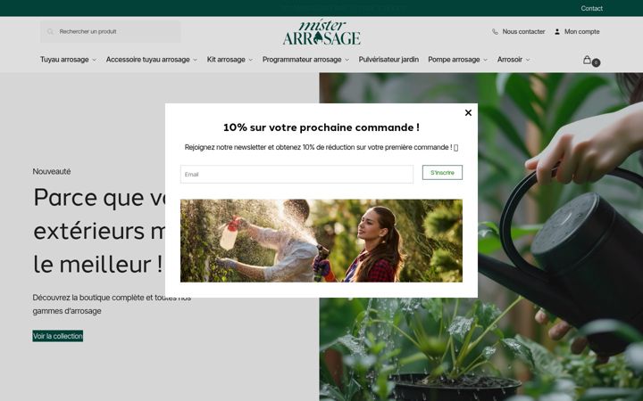 Screenshot of mister-arrosage.com