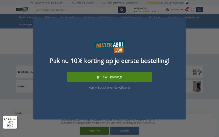 Screenshot of misteragri.com