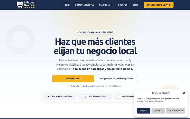 Screenshot of misterreview.com