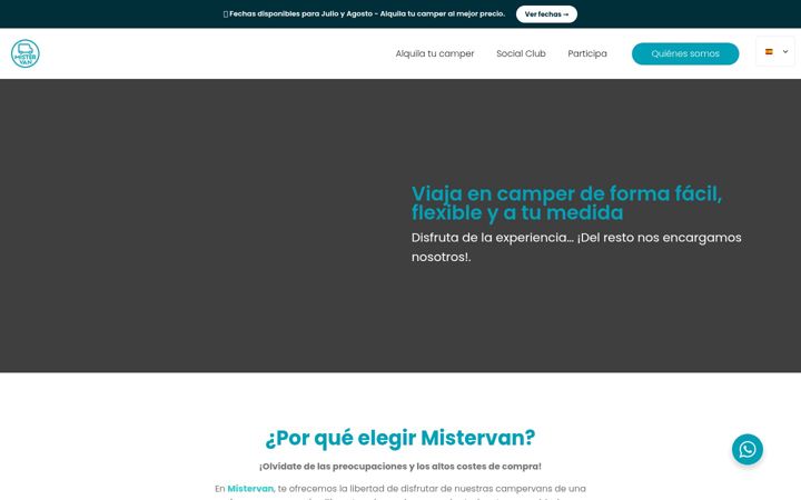 Screenshot von mistervan.es