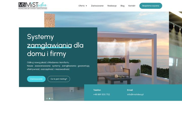 Ekraanipilt saidist mistidea.pl