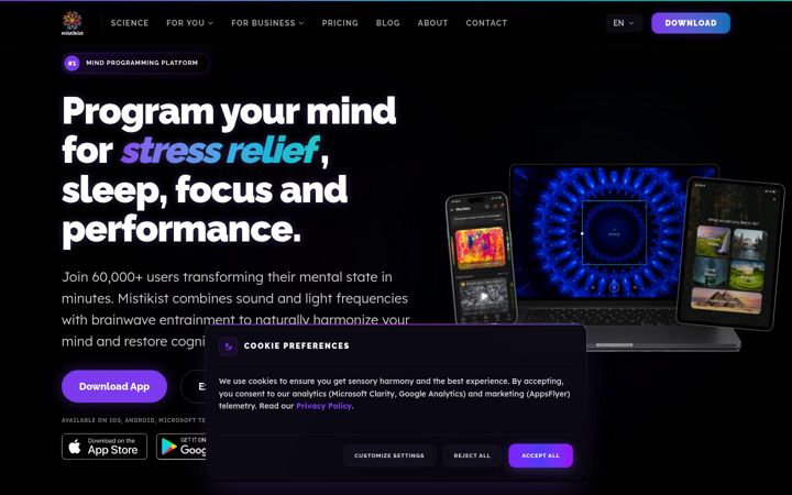 Screenshot of mistikist.com