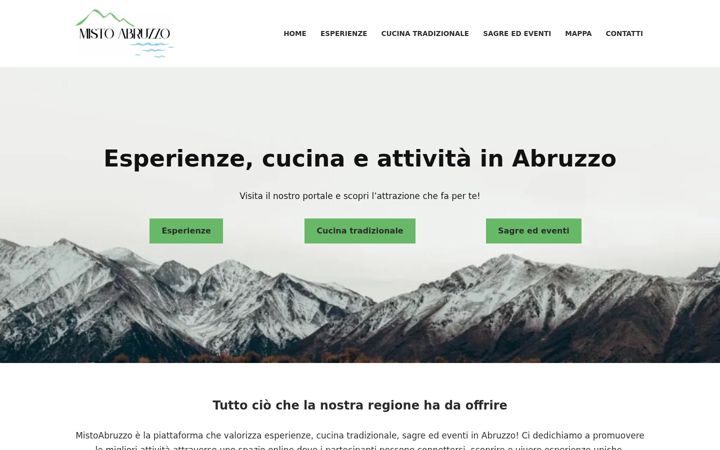 Screenshot of mistoabruzzo.com