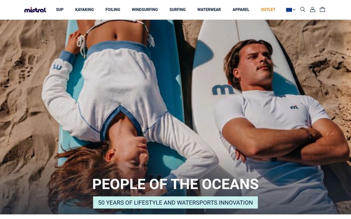 Screenshot ta' mistral.com