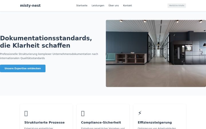 Screenshot of misty-nest.com