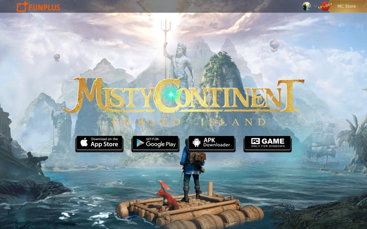 Screenshot of mistycontinentgame.com