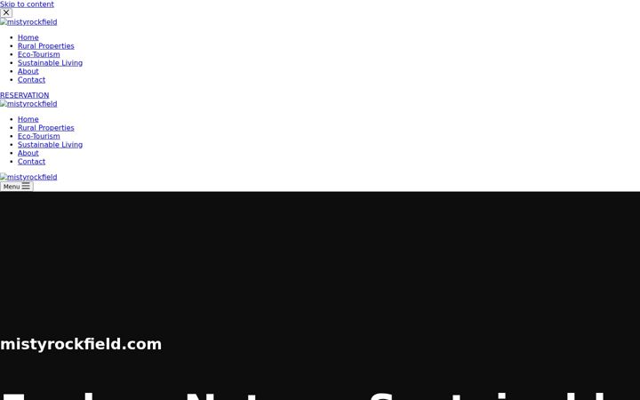 Screenshot of mistyrockfield.com