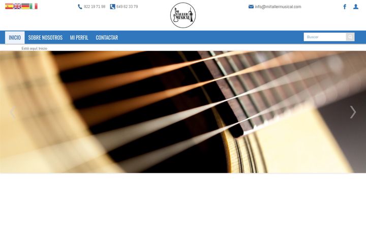Screenshot of mitallermusical.com