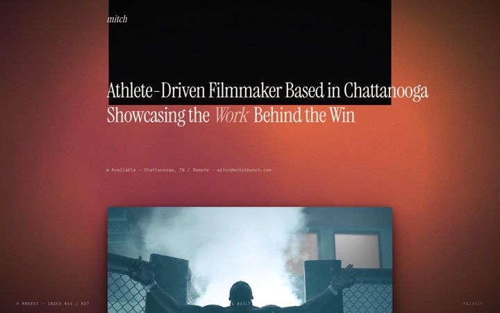 Screenshot of mitchbunch.com