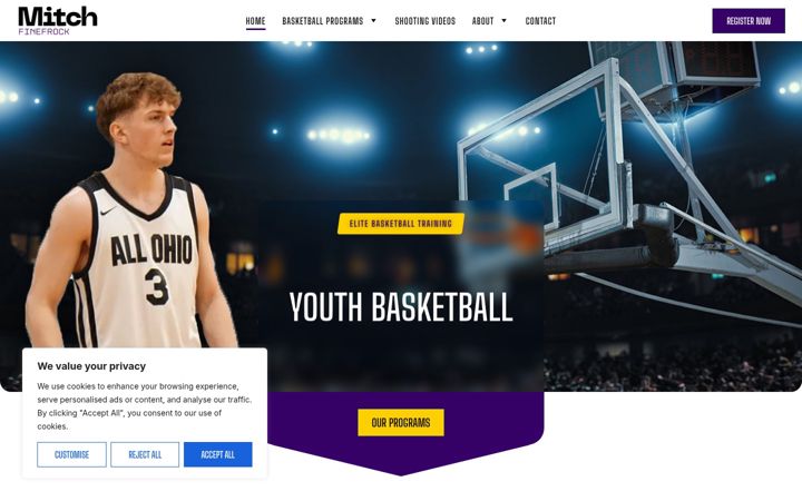 Screenshot of mitchfinefrock.com