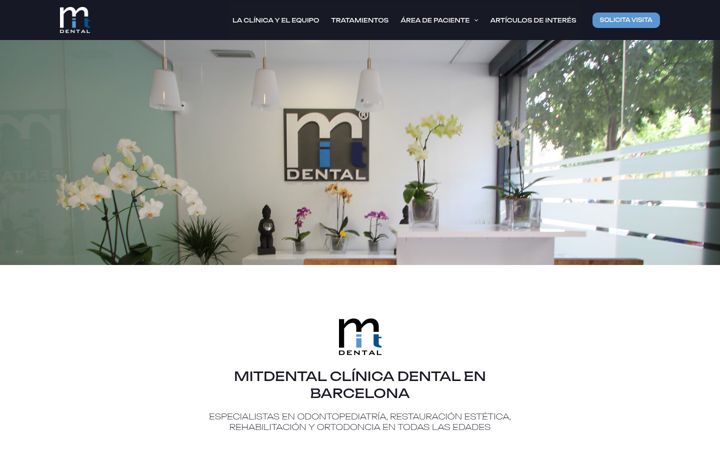 Screenshot of mitdental.com