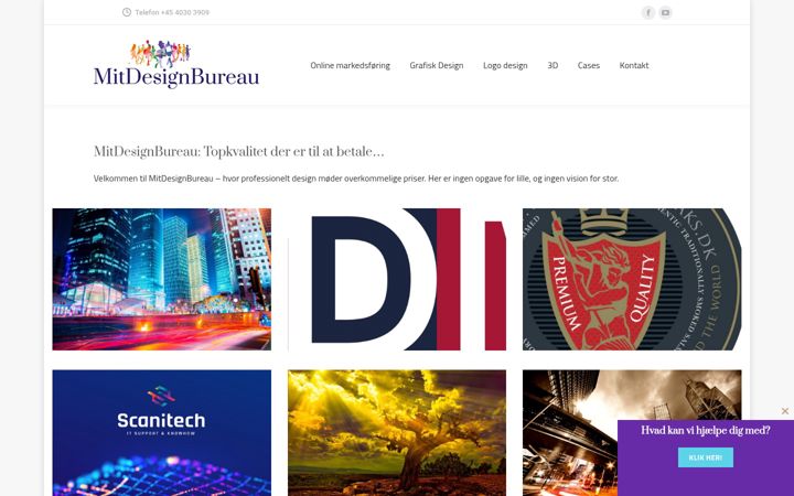 Screenshot of mitdesignbureau.dk