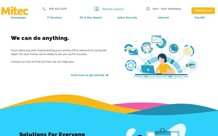 Screenshot του mitec.net