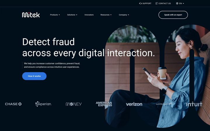 Screenshot of miteksystems.com