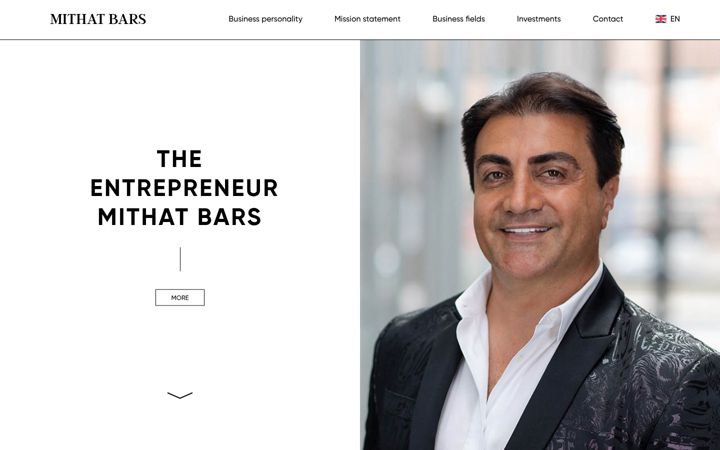 Screenshot of mithatbars.com