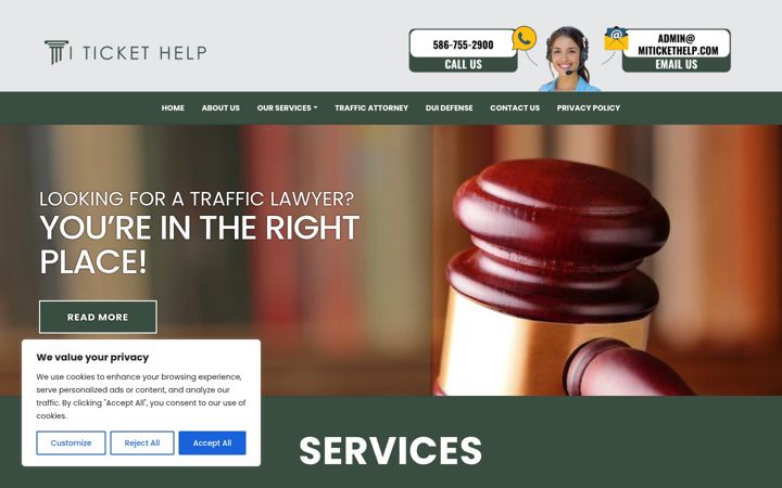 Screenshot of mitickethelp.com