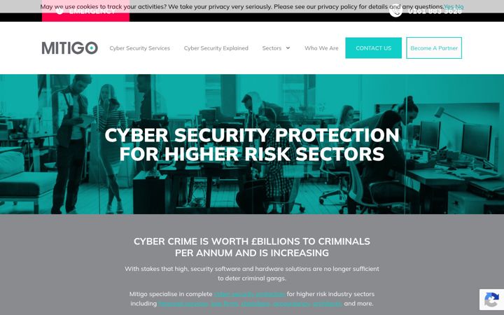 Screenshot of mitigogroup.com