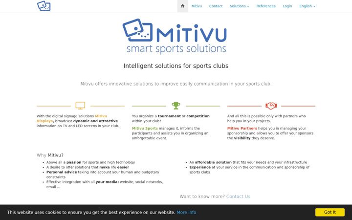 Screenshot of mitivu.com