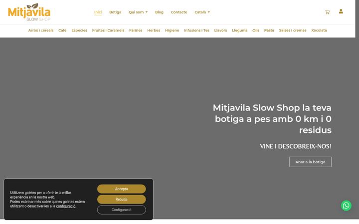 Screenshot of mitjavilaslowshop.com