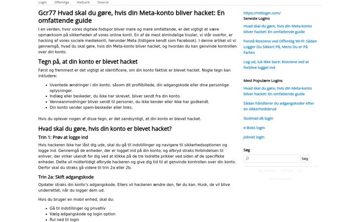 Screenshot of mitlogin.com