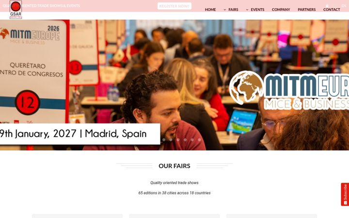 Screenshot of mitmevents.com