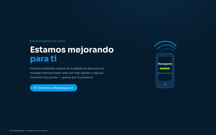Screenshot of mitopup.com