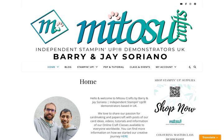 Screenshot of mitosucrafts.com