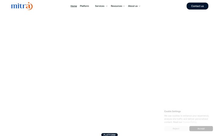 Screenshot of mitrai.com