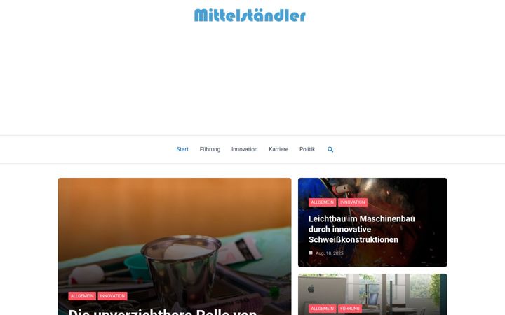 Screenshot of mittelstaendler.com