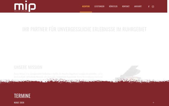 Screenshot of mitten-im-pott.com
