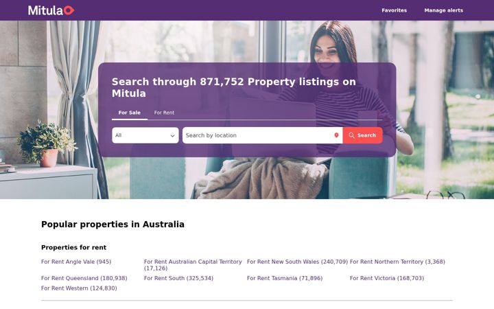 Screenshot of mitula.com.au