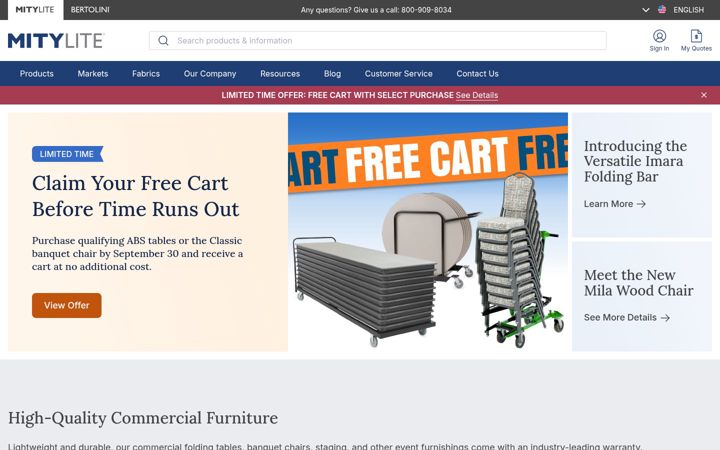 Screenshot of mitylite.com