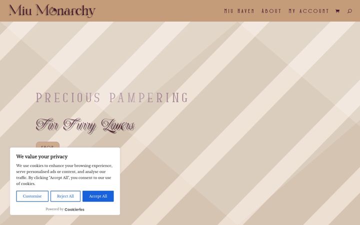 Screenshot of miumonarchy.com