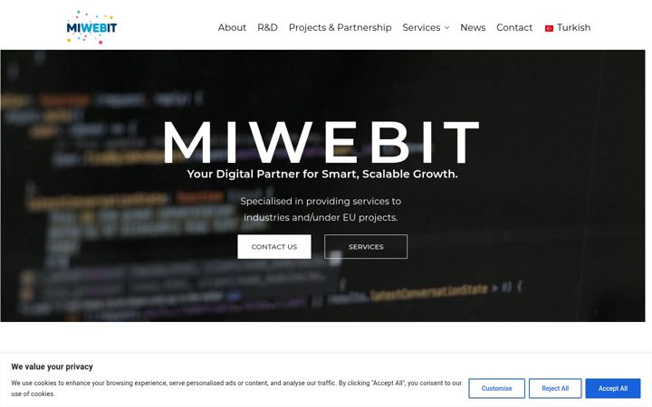 Screenshot of miwebit.com