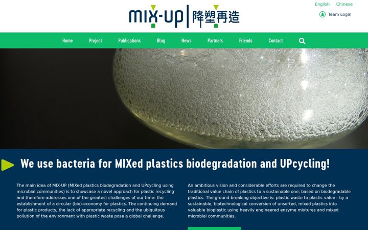 Screenshot of mix-up.eu