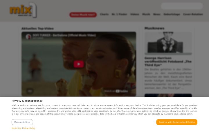 Screenshot of mix1.de