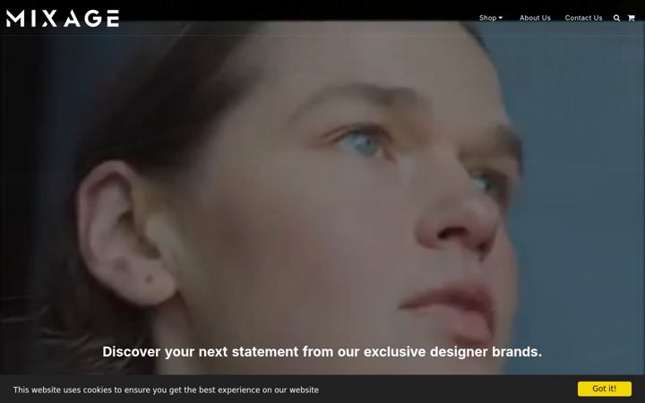 Screenshot of mixageboutique.com
