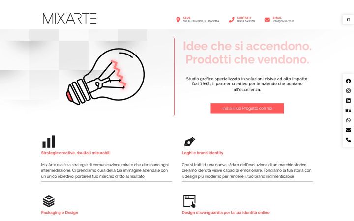 Screenshot του mixarte.it