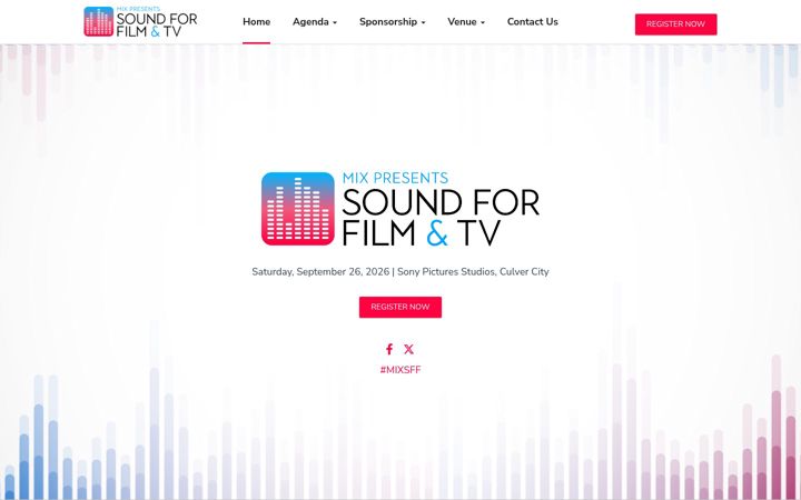 Screenshot of mixsoundforfilm.com