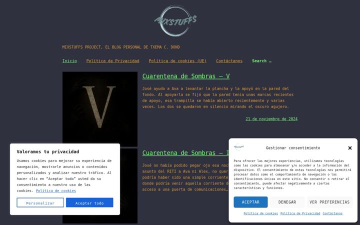 Screenshot of mixstuffs.com