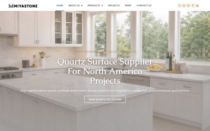 Screenshot of miyastone.com