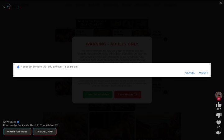 Screenshot of miyuhot.com