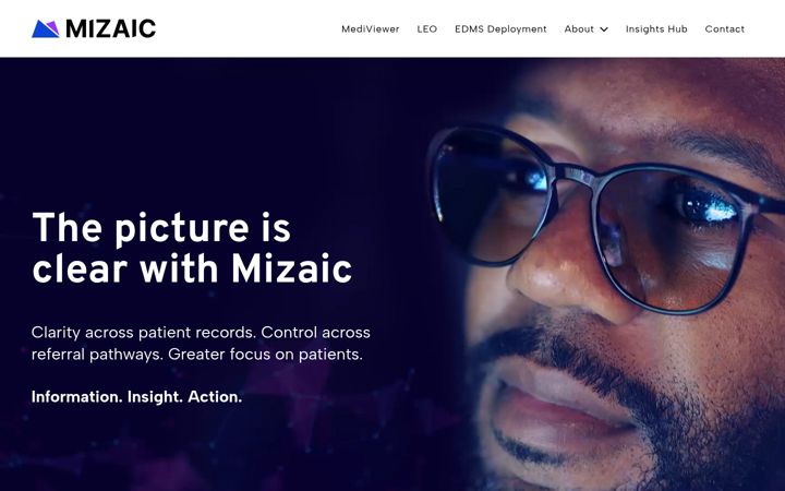 Screenshot of mizaic.com