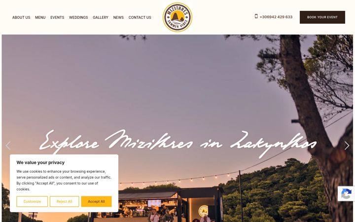 Screenshot of mizithres.com