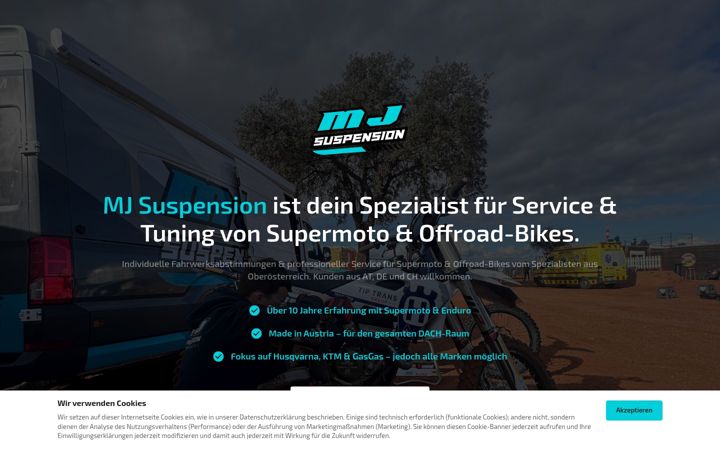 Screenshot of mj-suspension.com