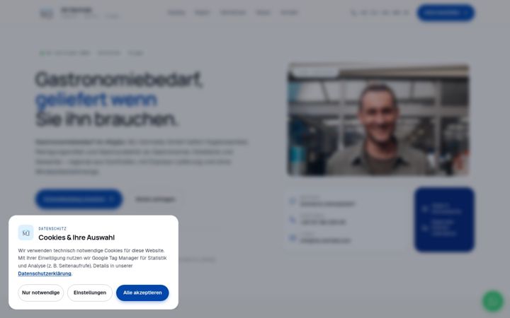 Screenshot of mj-vertrieb.com