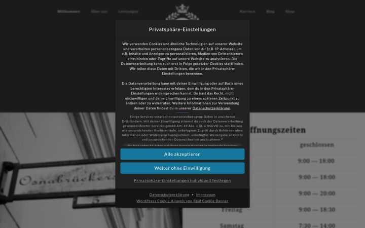 Screenshot of mja-friseure.com