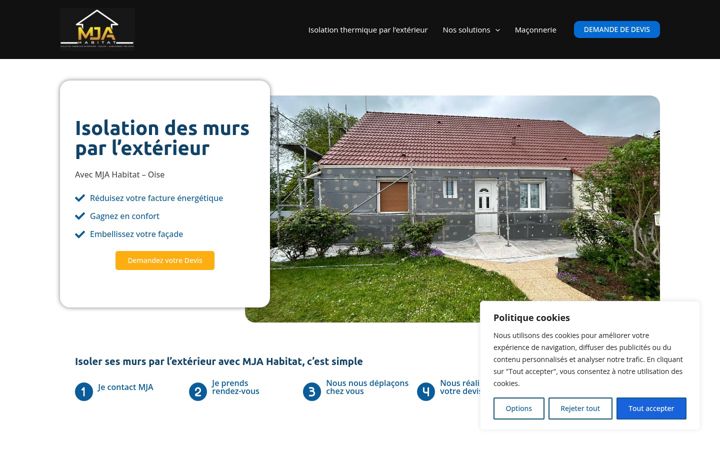 Screenshot of mja-habitat.com